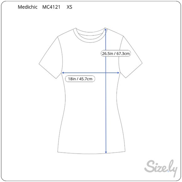 Medichic Scrub Top Women's XS Navy MC4121 - Picture 7 of 7